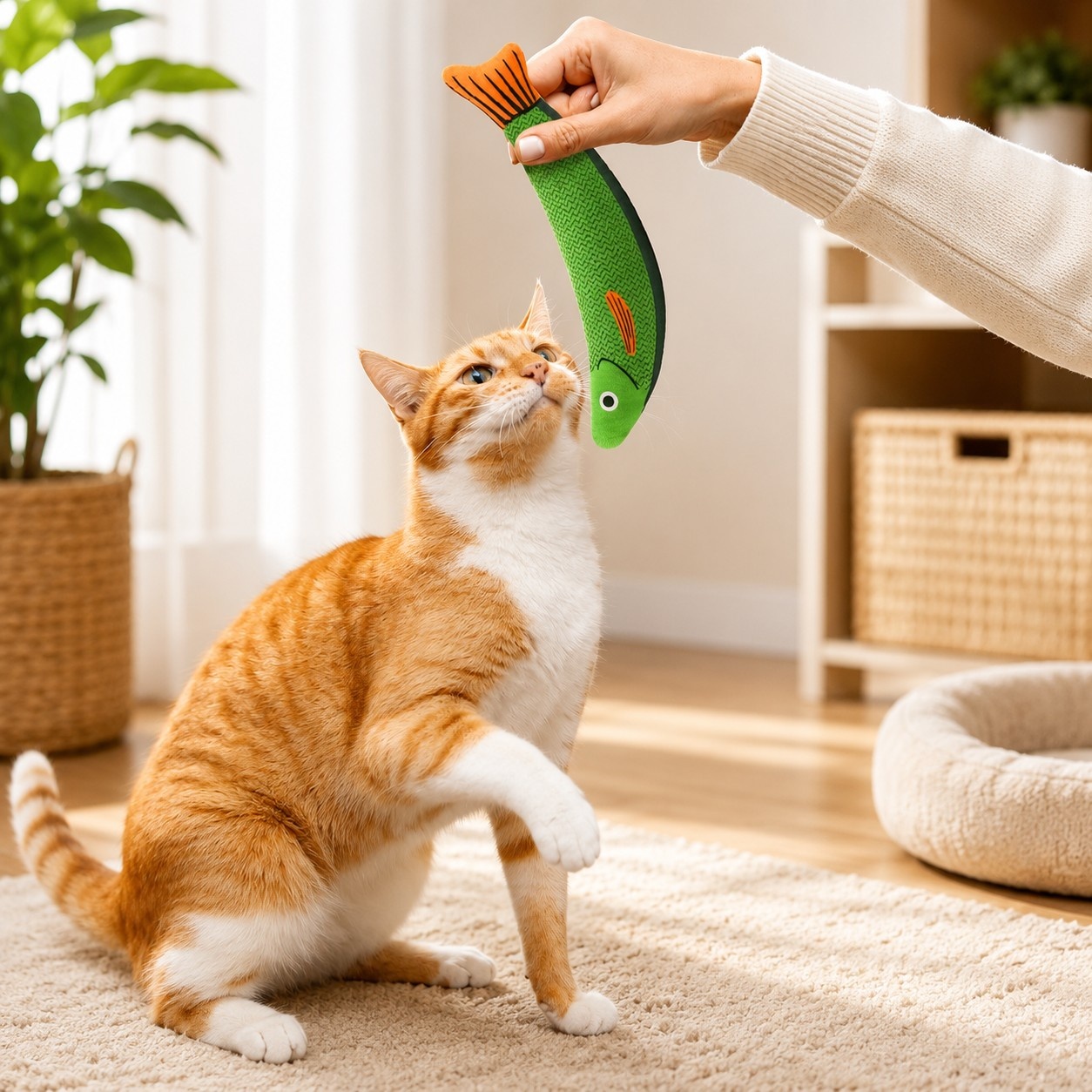 Catnip Infused Plush Mouse Toy